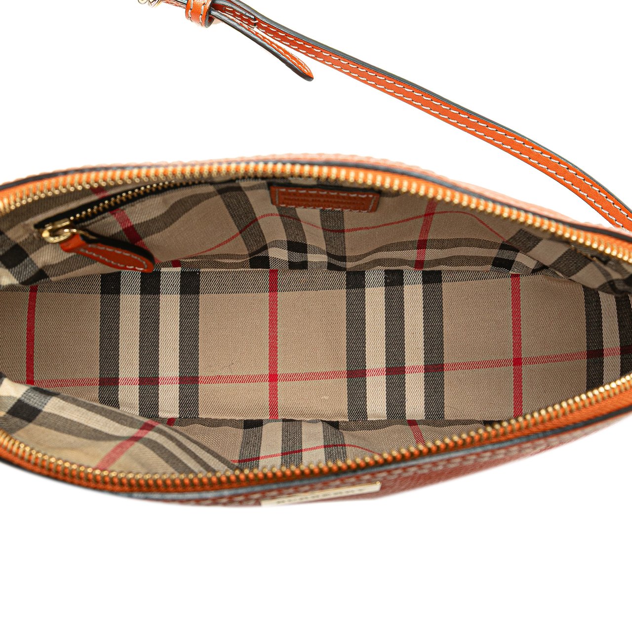 Burberry Grained Calfskin Crossbody Oranje