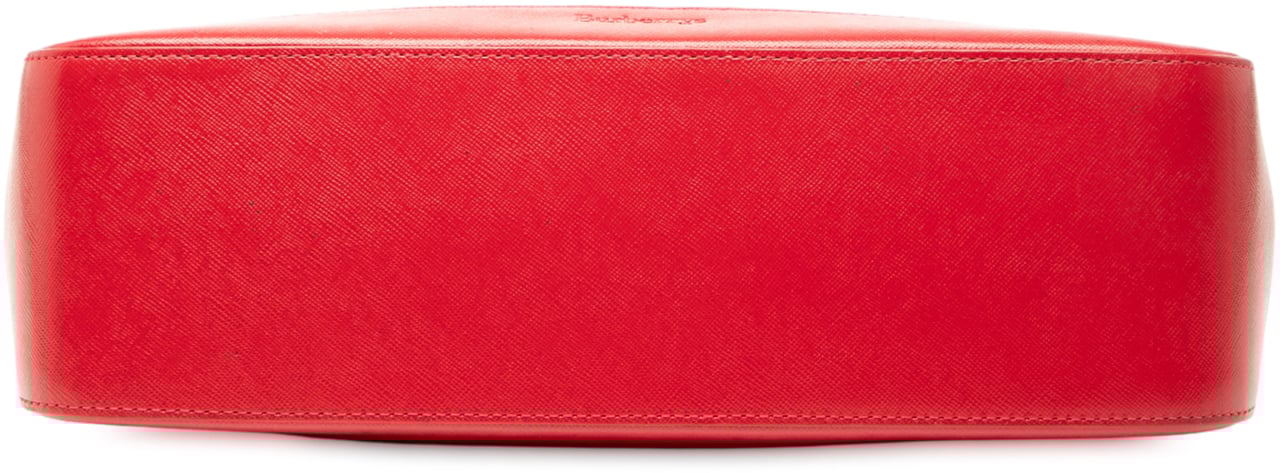 Burberry Haymarket Check Canvas Handbag Bruin