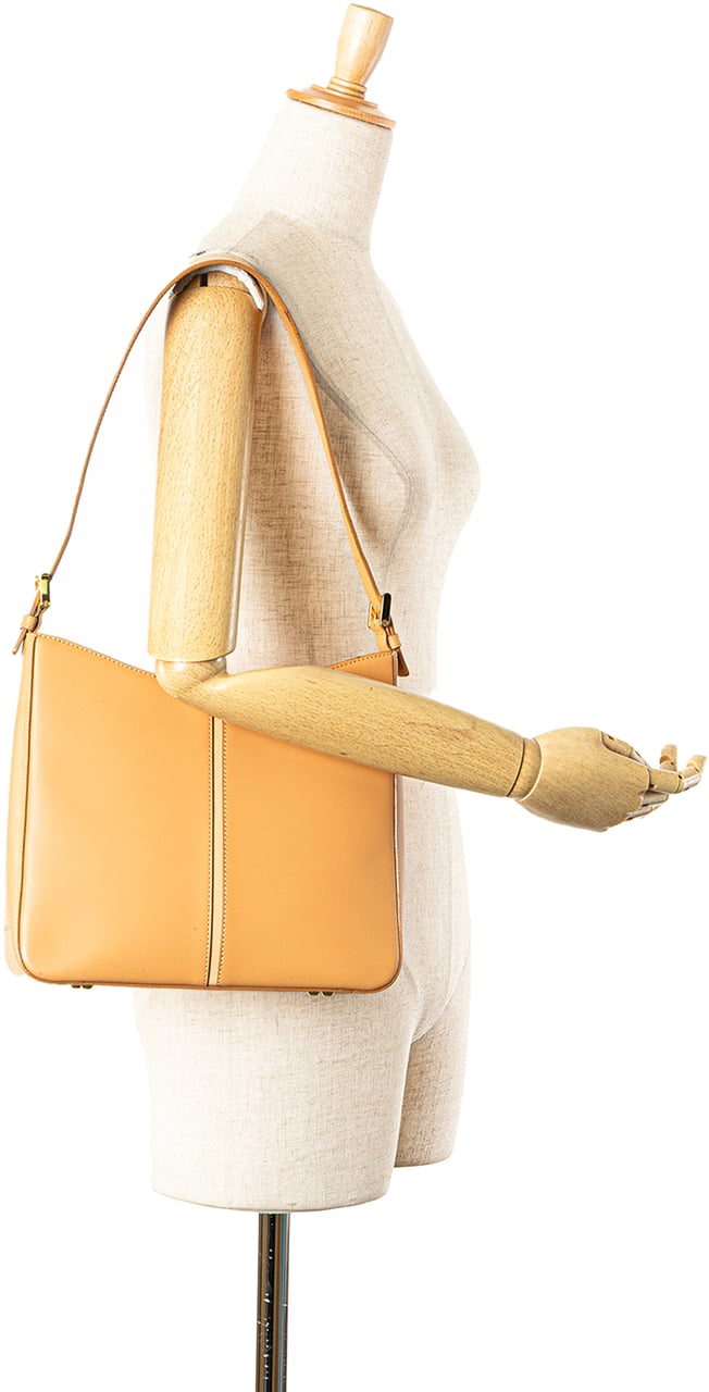 Burberry Leather Shoulder Bag Bruin