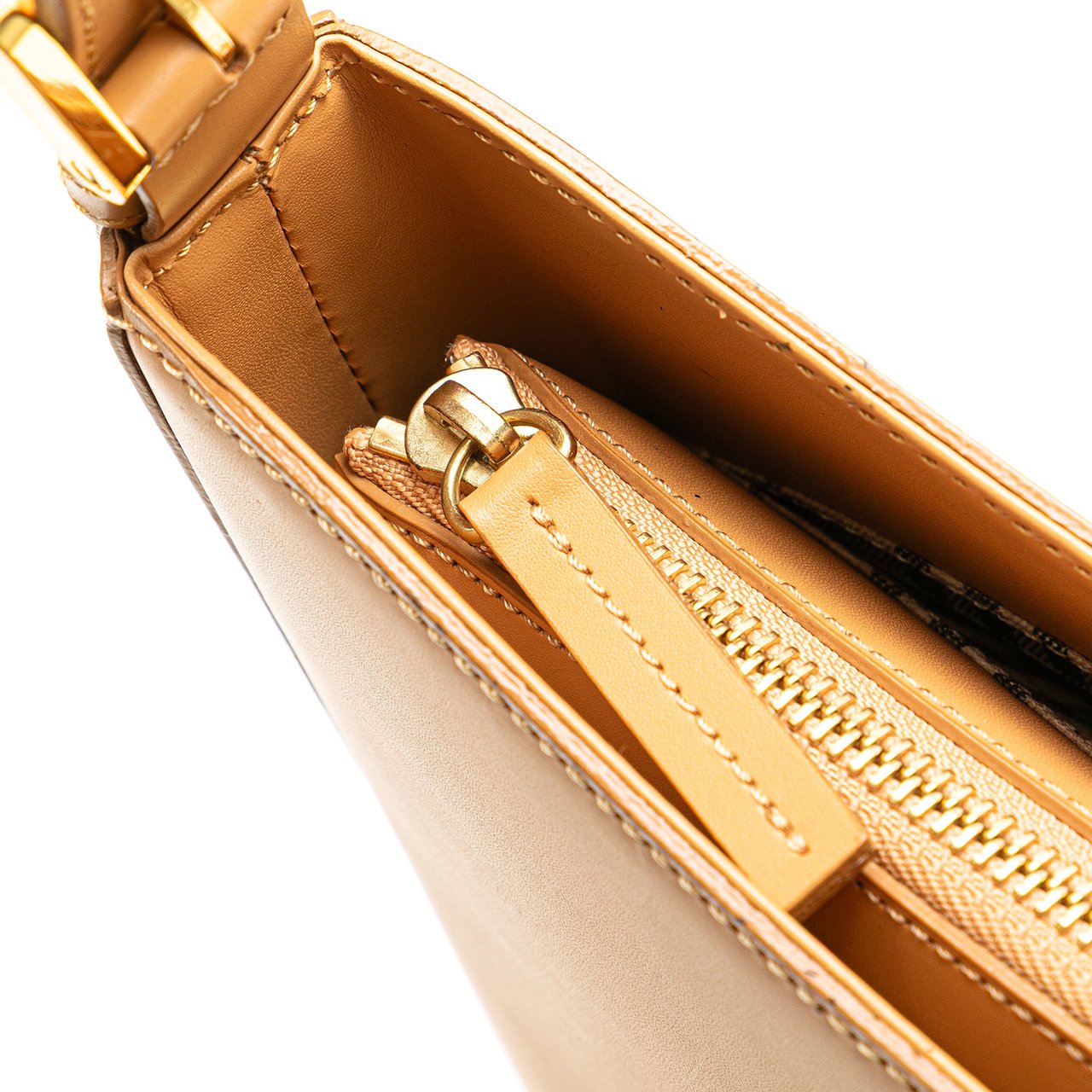 Burberry Leather Shoulder Bag Bruin