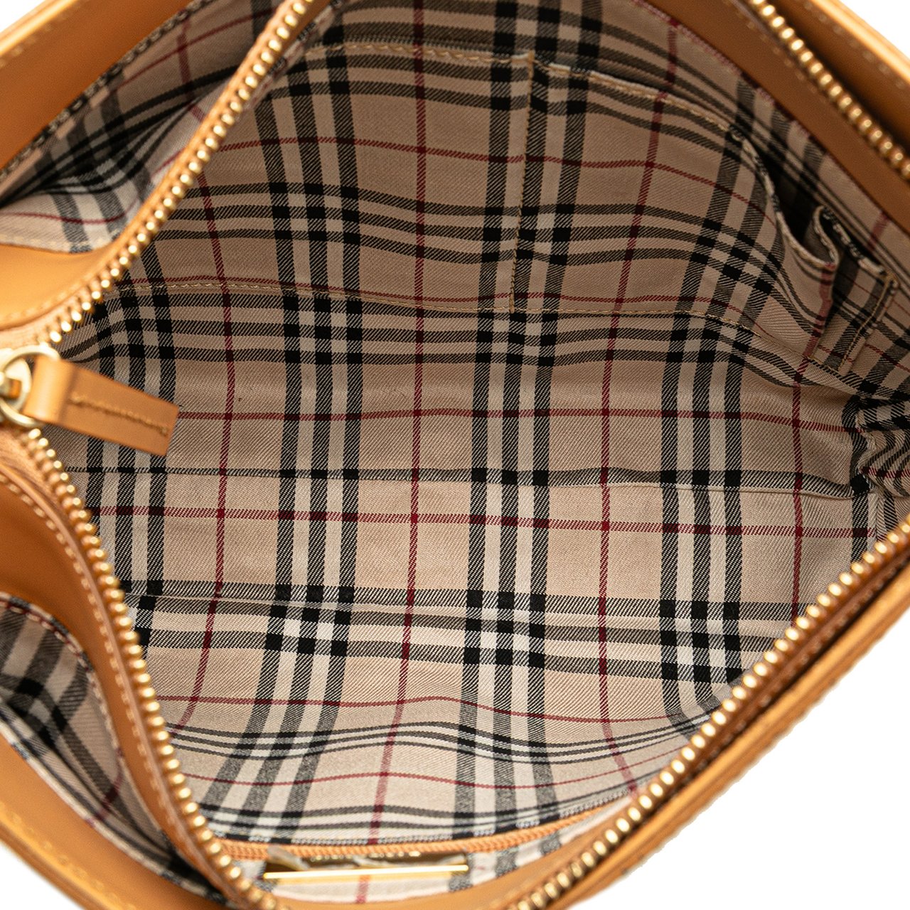 Burberry Leather Shoulder Bag Bruin