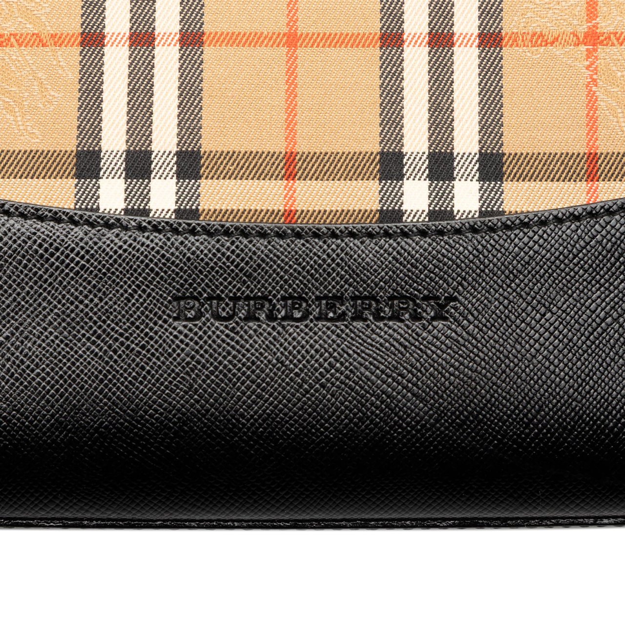 Burberry Haymarket Check Canvas Tote Bruin