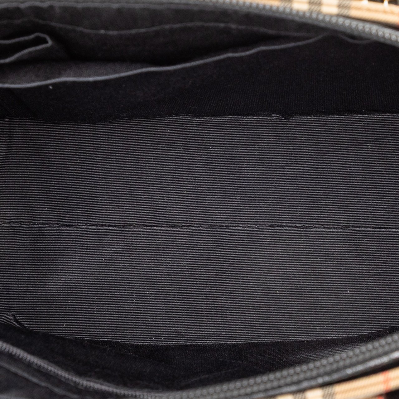 Burberry Haymarket Check Canvas Tote Bruin