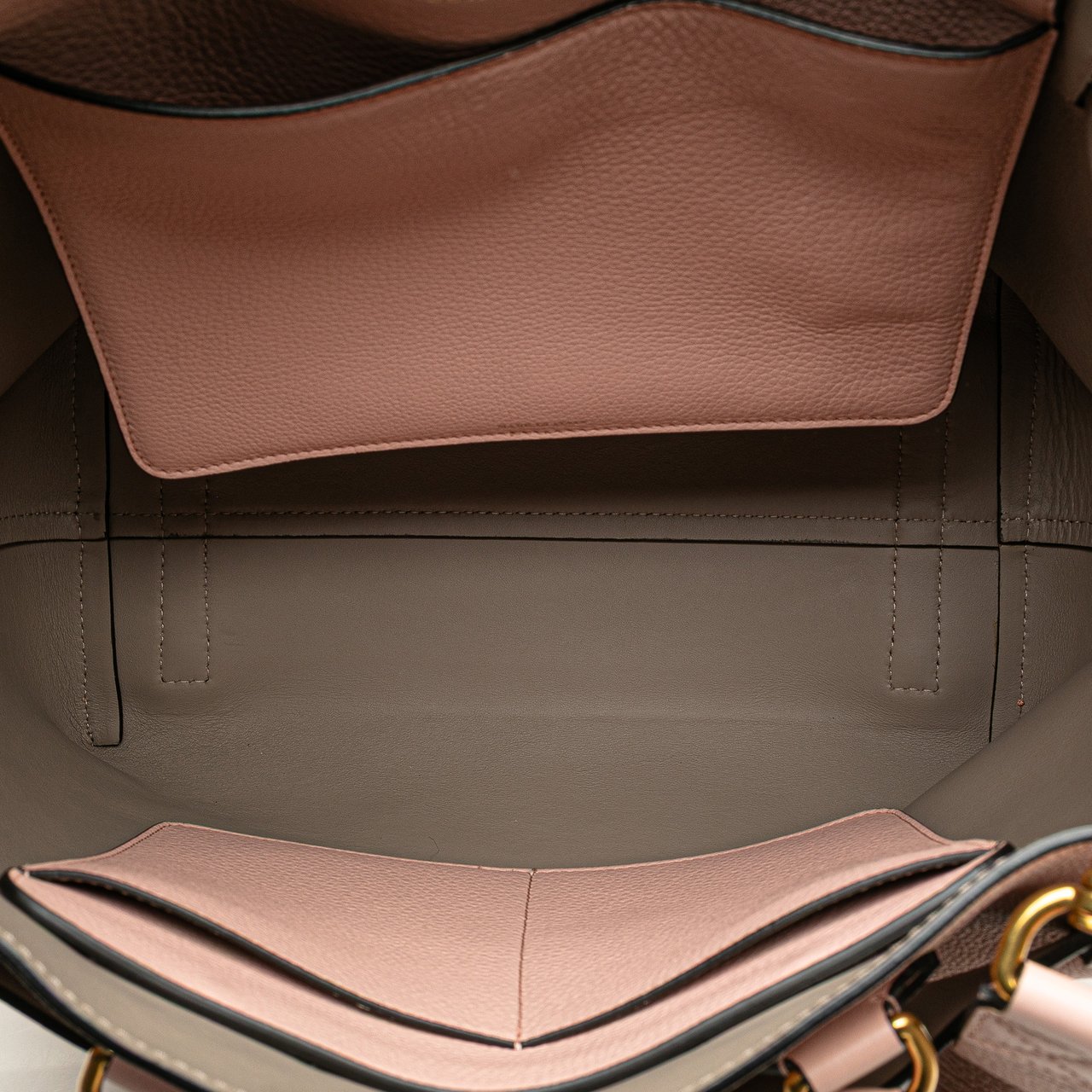 Burberry Medium Bicolor Leather Marais Belt Bag Roze