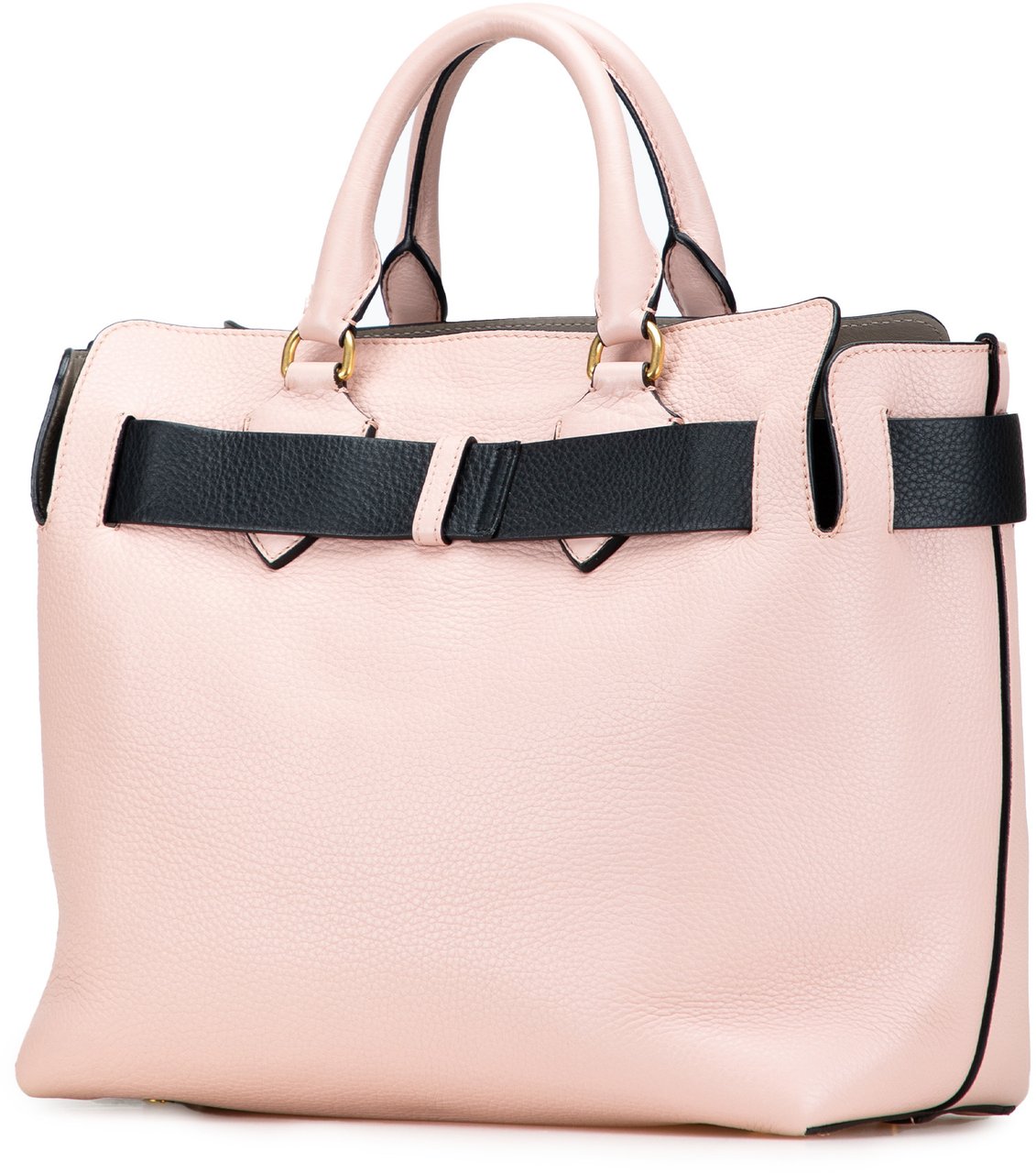 Burberry Medium Bicolor Leather Marais Belt Bag Roze