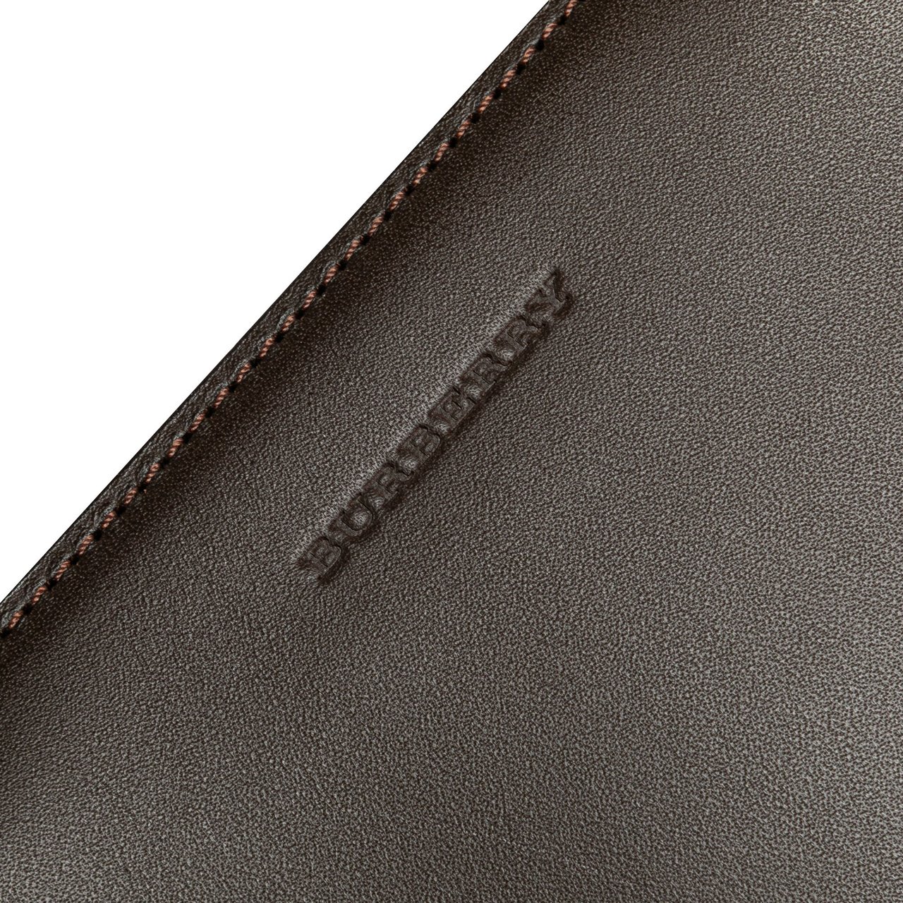 Burberry Leather and Suede Handbag Bruin