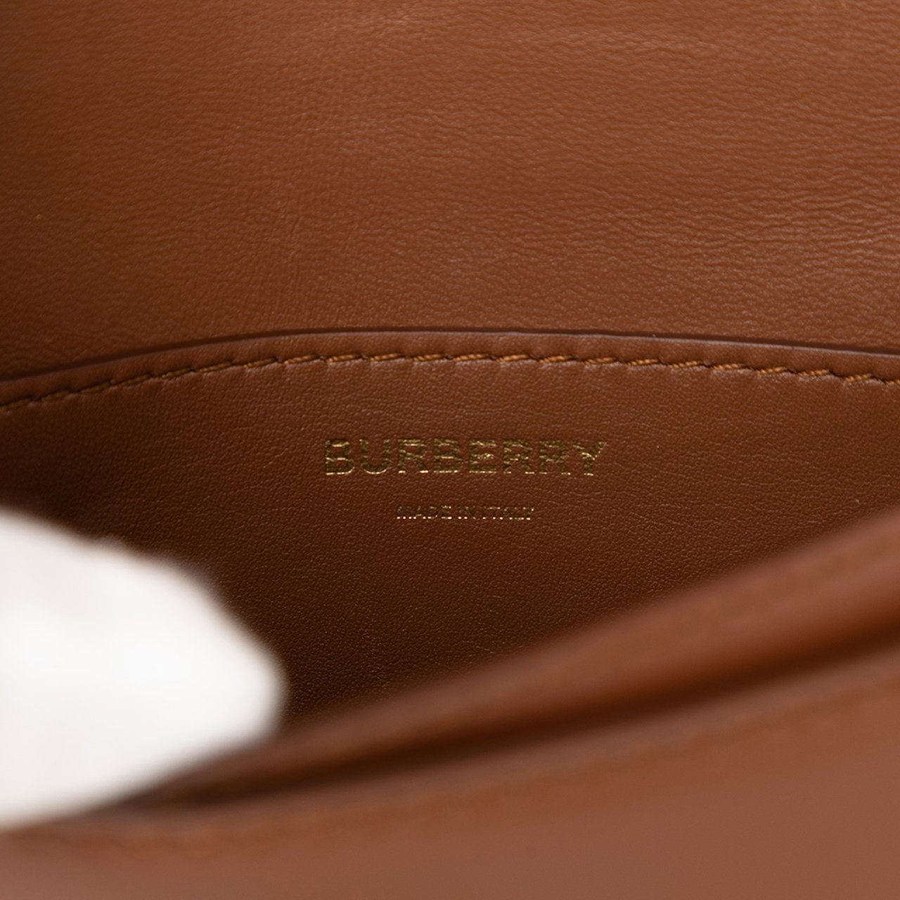 Burberry Leather TB Belt Bag Bruin