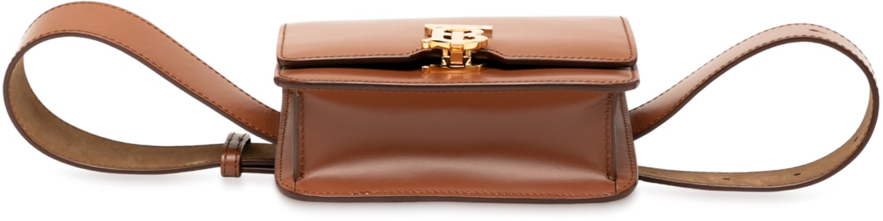 Burberry Leather TB Belt Bag Bruin