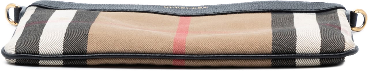 Burberry Mega Check Canvas Peyton Crossbody Bruin