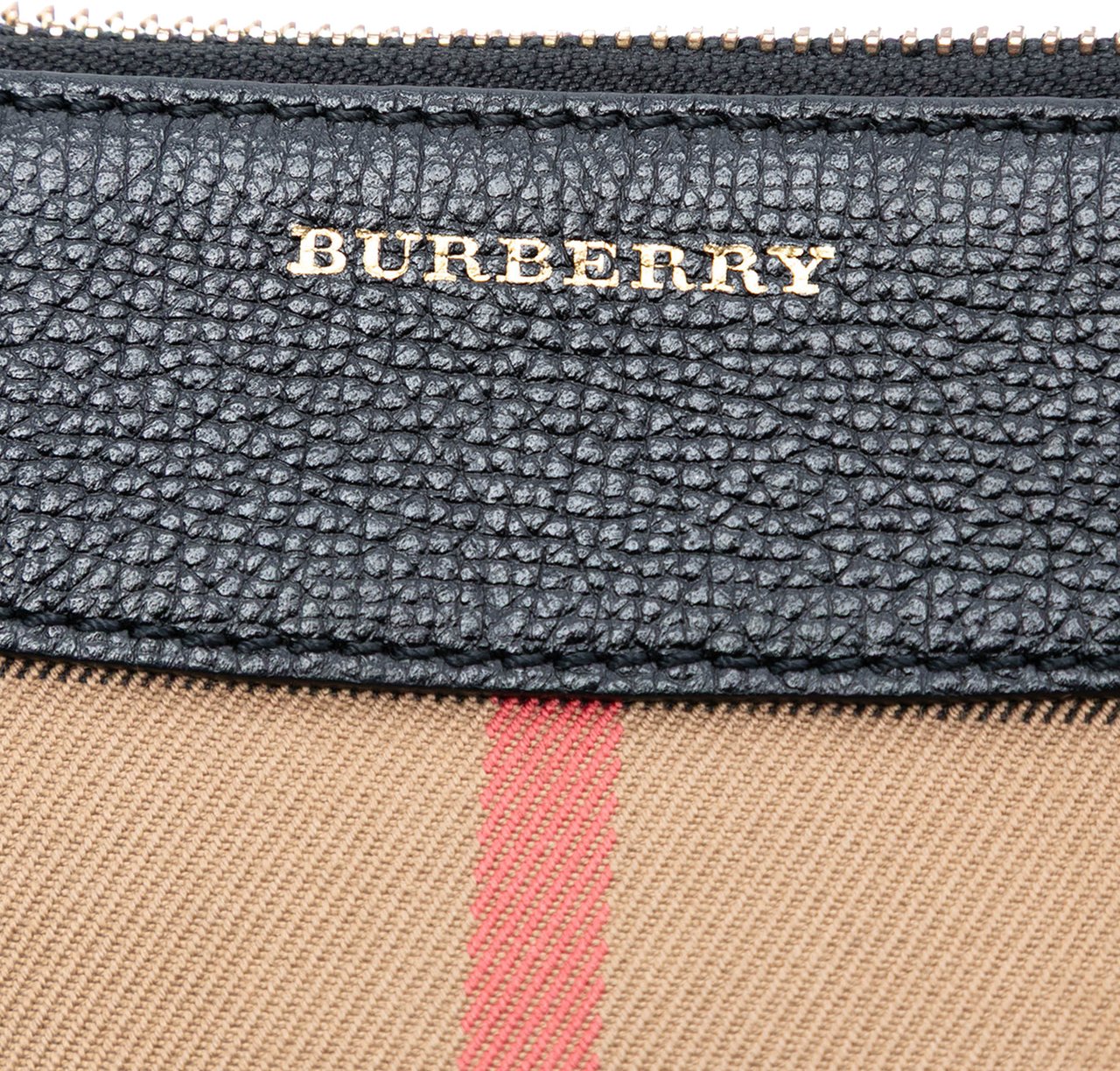 Burberry Mega Check Canvas Peyton Crossbody Bruin