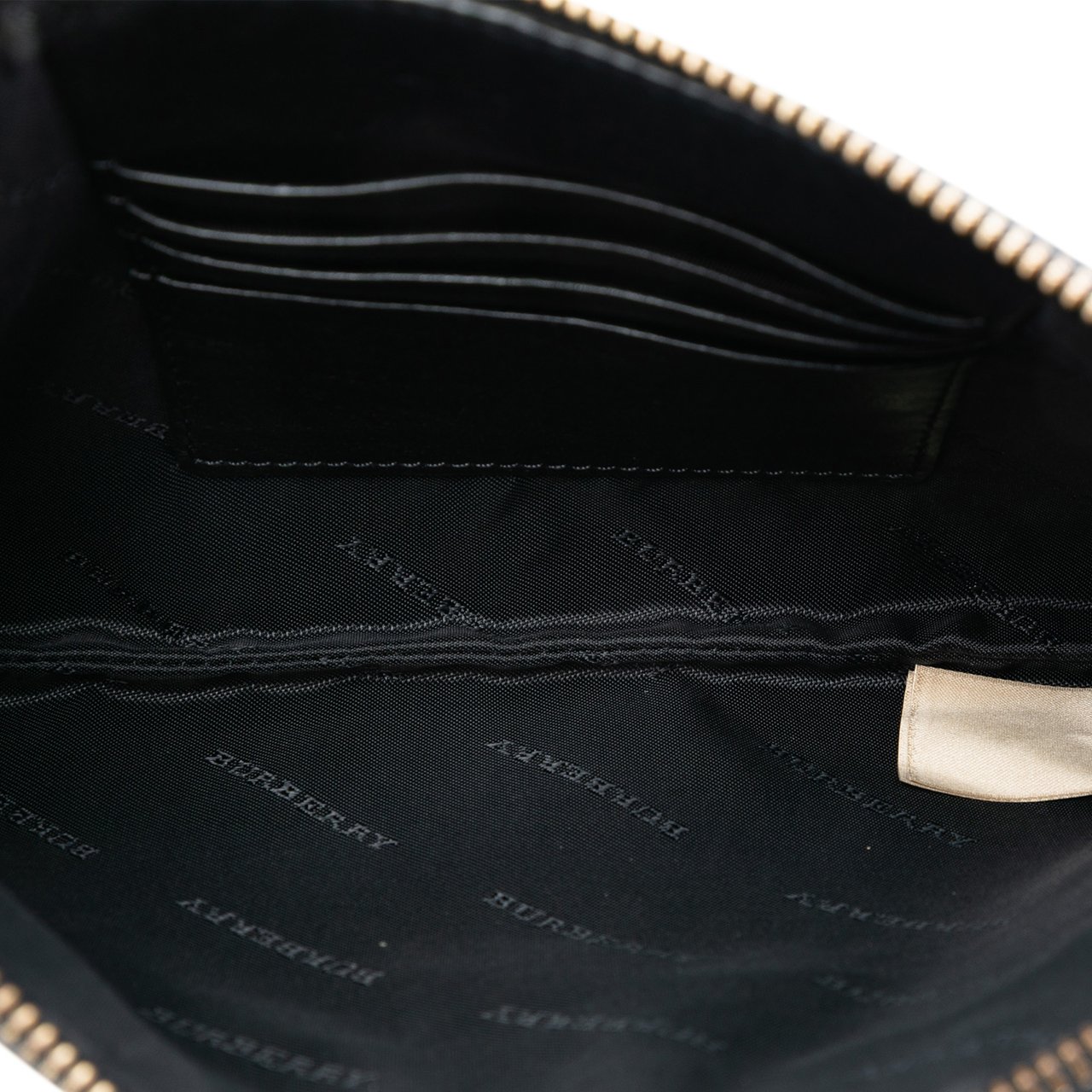 Burberry Mega Check Canvas Peyton Crossbody Bruin