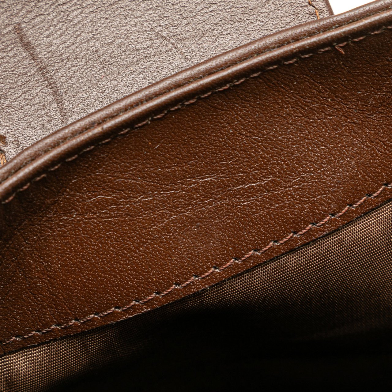Burberry Haymarket Check Canvas Shoulder Bag Bruin