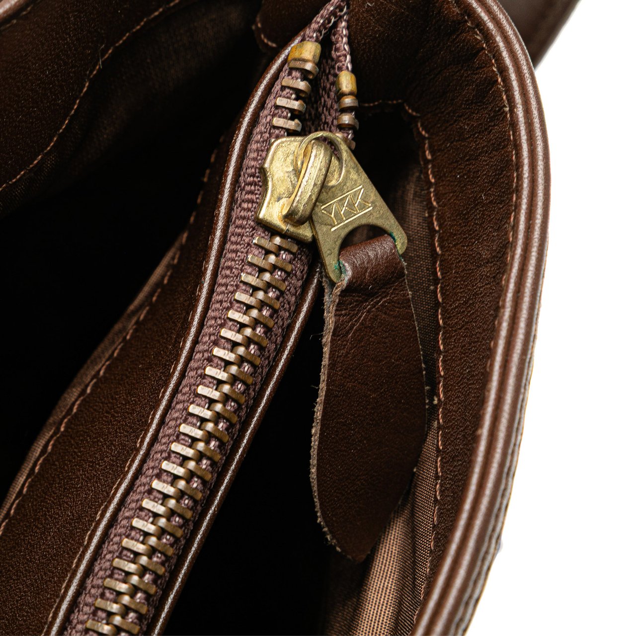 Burberry Haymarket Check Canvas Shoulder Bag Bruin