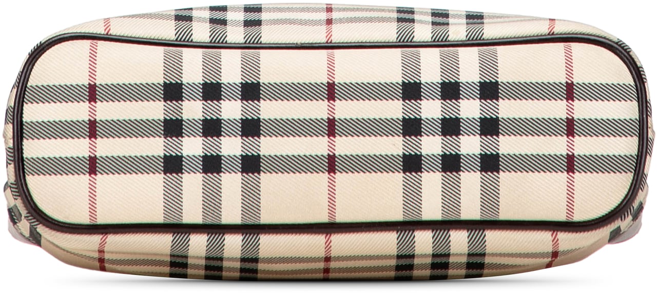Burberry House Check Canvas Handbag Bruin