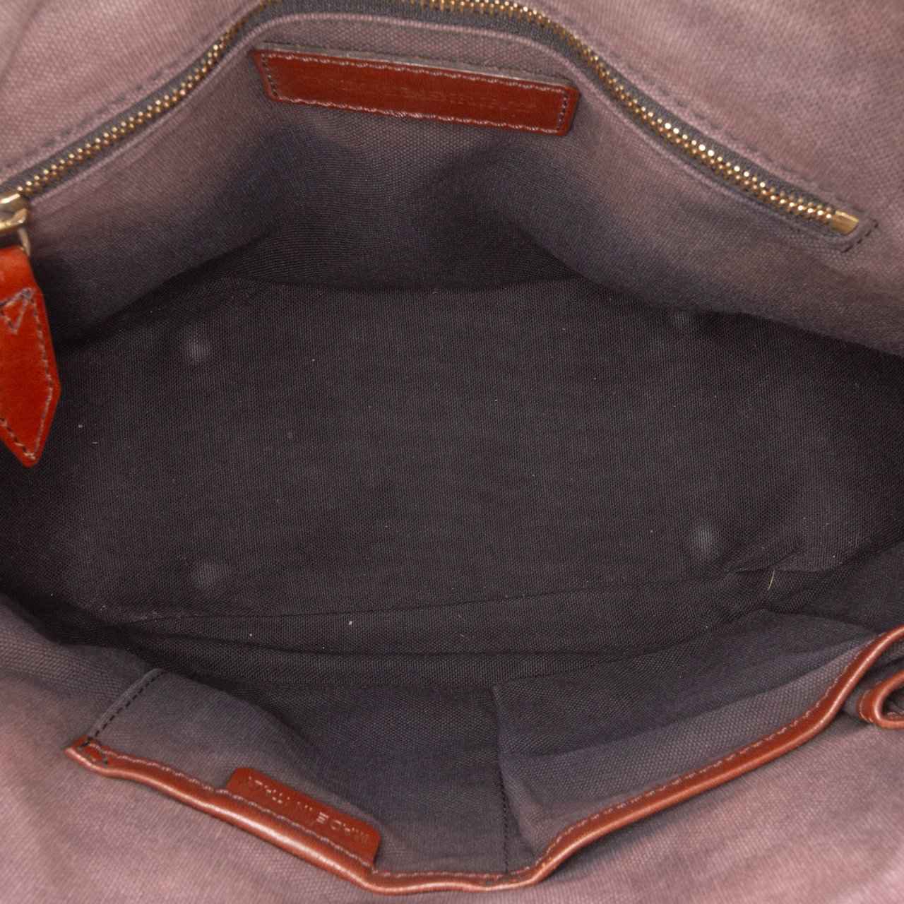 Burberry Small Leather Trimmed House Check Canvas Bridle Orchard Satchel Bruin