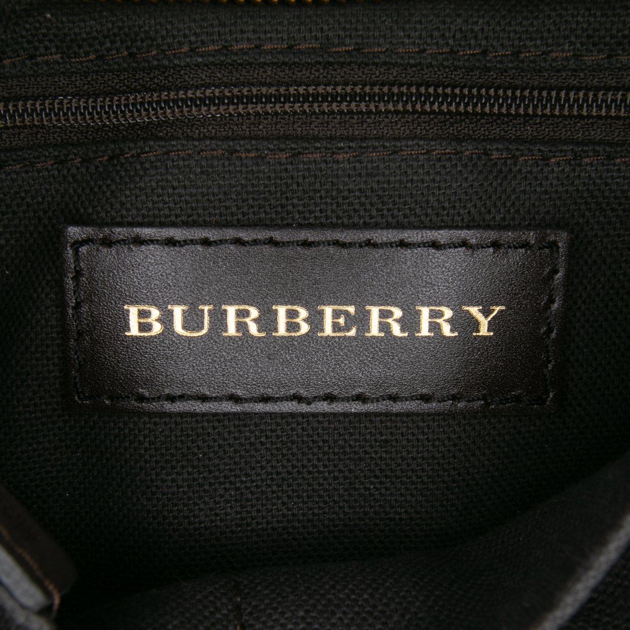 Burberry Medium Haymarket Check Coated Canvas Hartham Crossbody Bruin