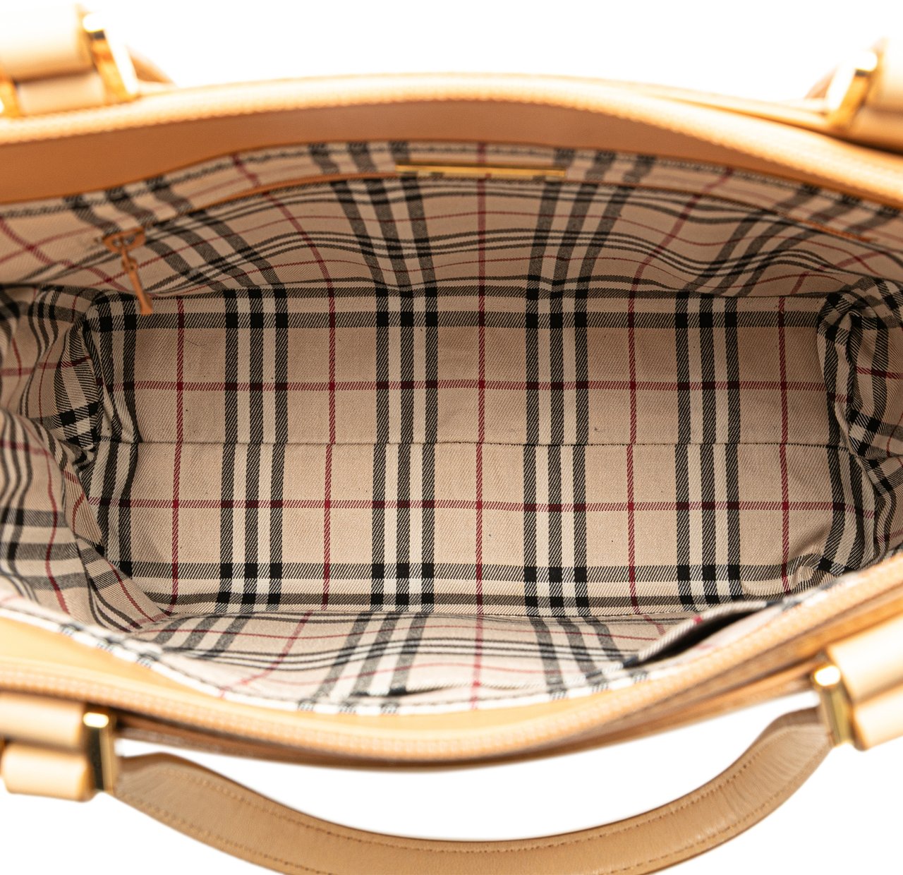 Burberry Leather Tote Bruin