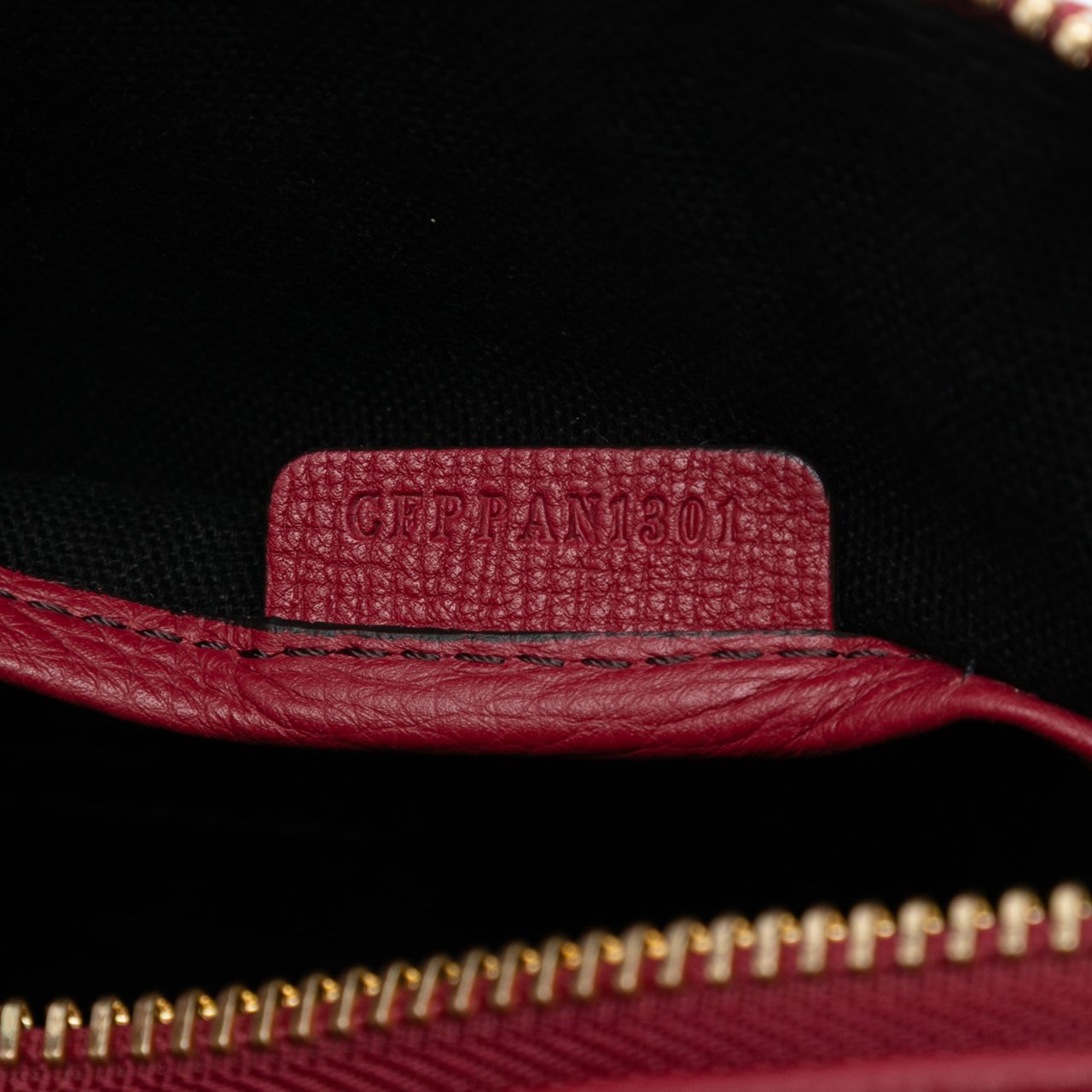 Burberry House Check Canvas Derby Abingdon Convertible Clutch Bruin