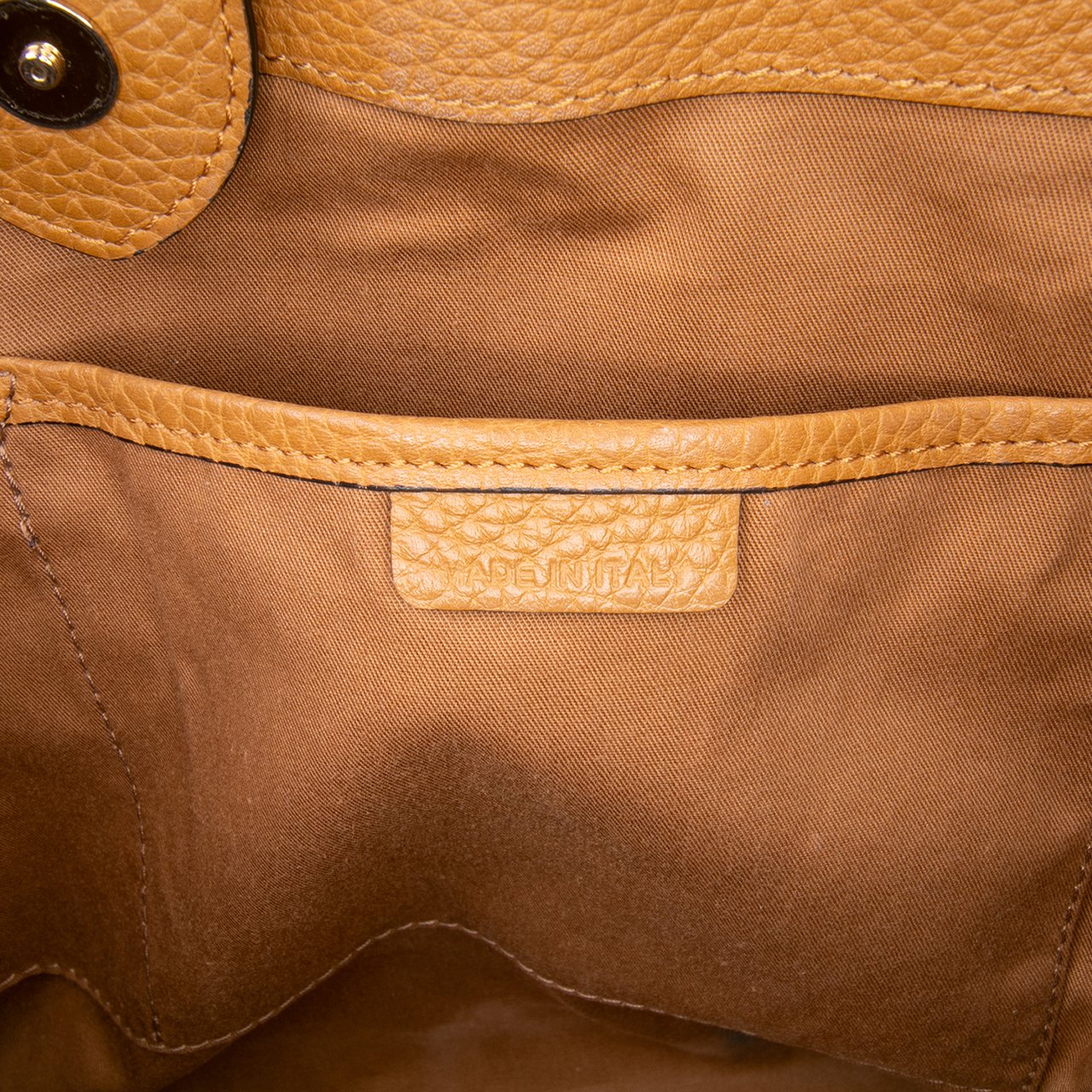 Burberry Small Leather Trimmed Haymarket Check Coated Canvas Canterbury Tote Bruin
