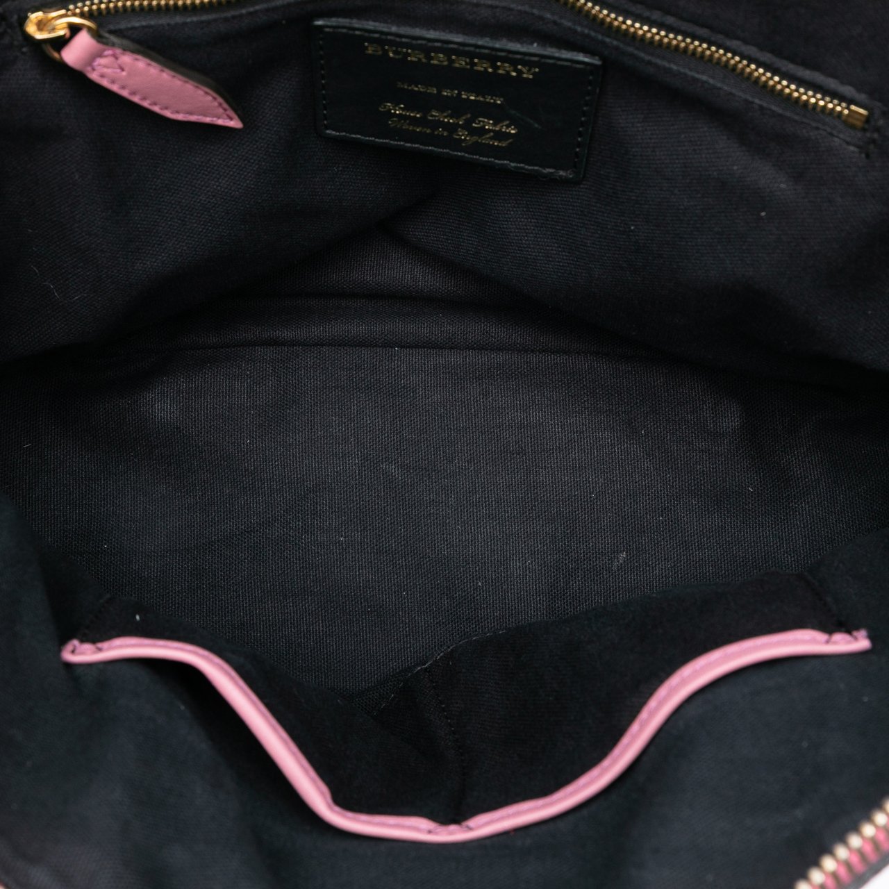 Burberry Small Leather Trimmed House Check Canvas Bridle Orchard Satchel Bruin