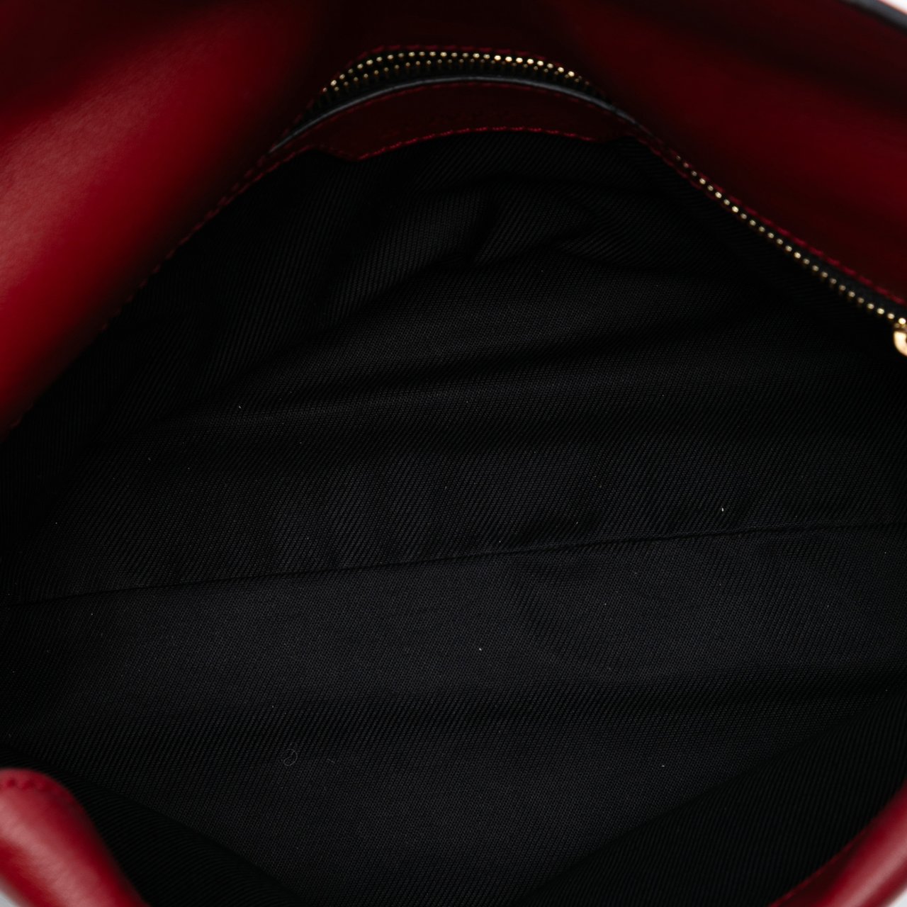 Burberry Haymarket Check Canvas Leah Crossbody Bruin