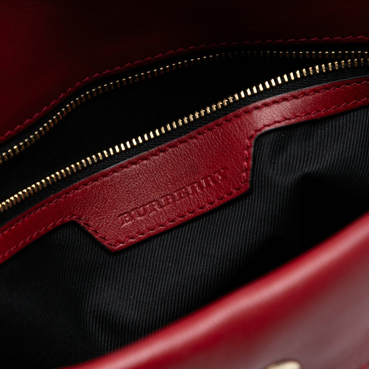 Burberry Haymarket Check Canvas Leah Crossbody Bruin