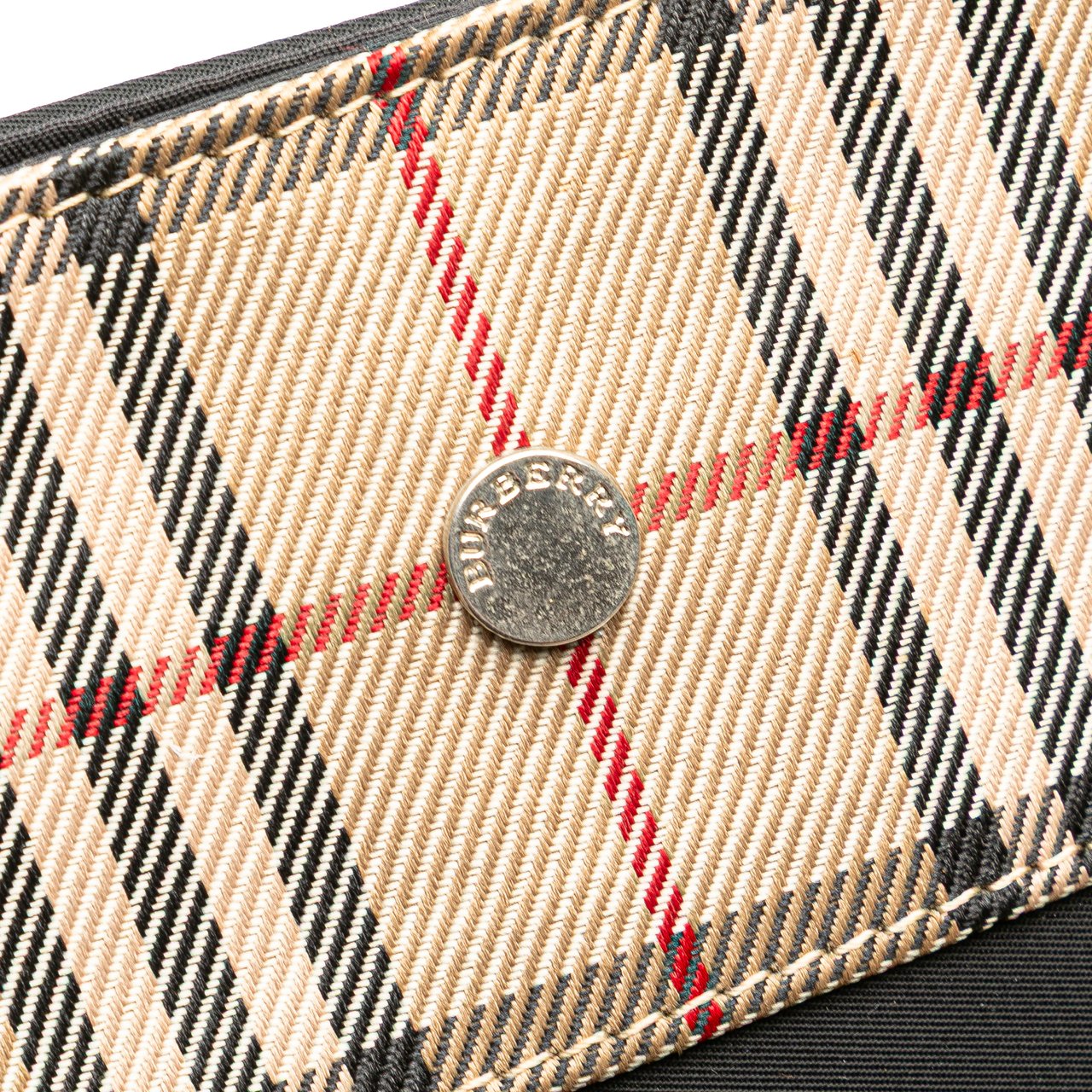 Burberry House Check Nylon Tote Zwart