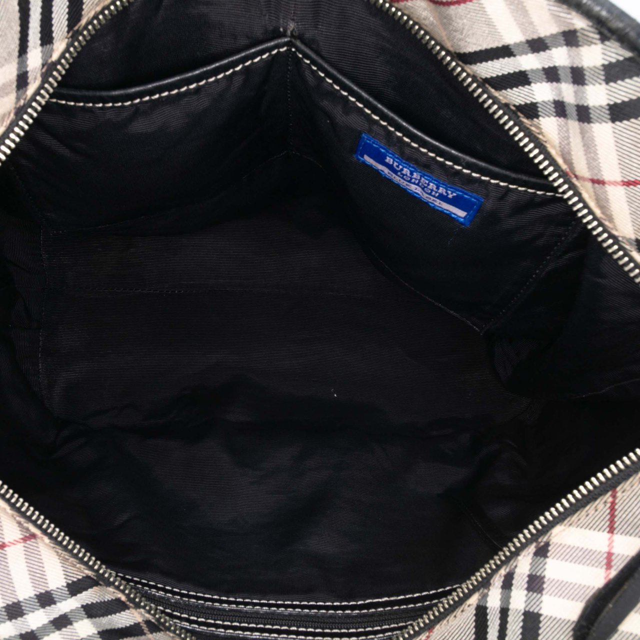 Burberry Nova Check Canvas Tote Grijs