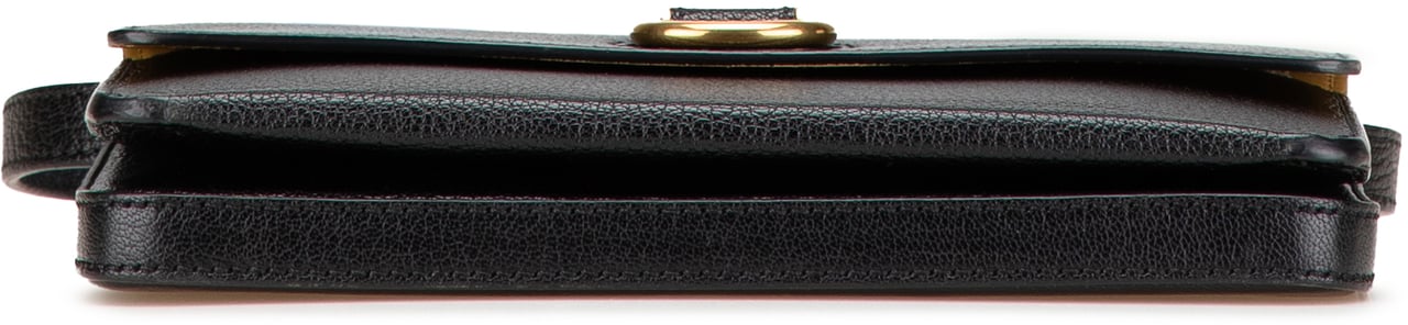 Burberry Leather Hayes D Ring Crossbody Zwart