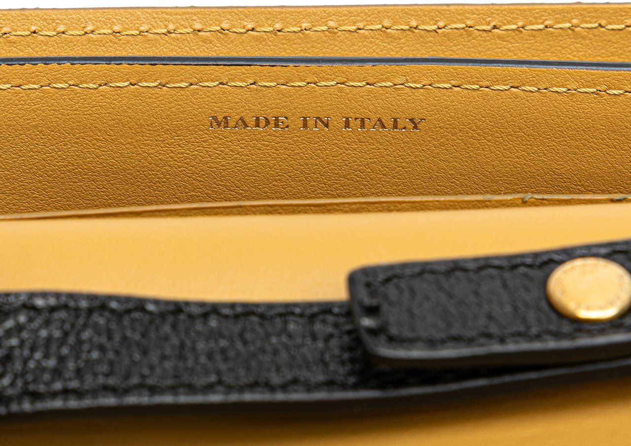 Burberry Leather Hayes D Ring Crossbody Zwart