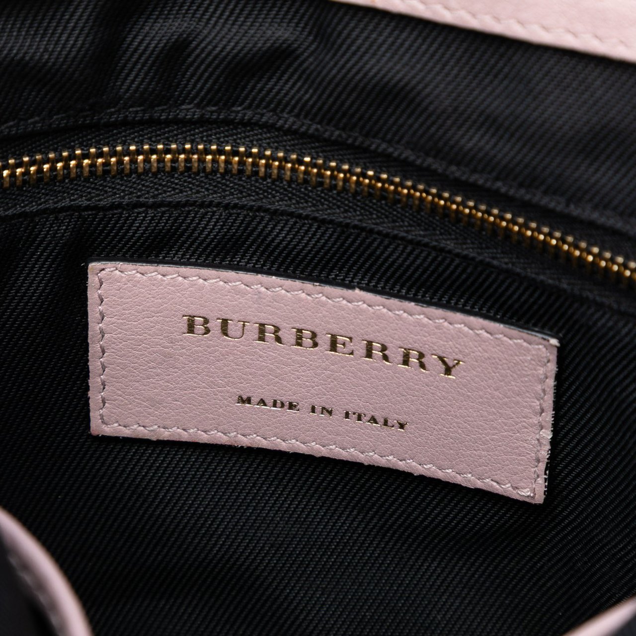 Burberry Small Haymarket Check Trimmed Leather Dickens Crossbody Roze