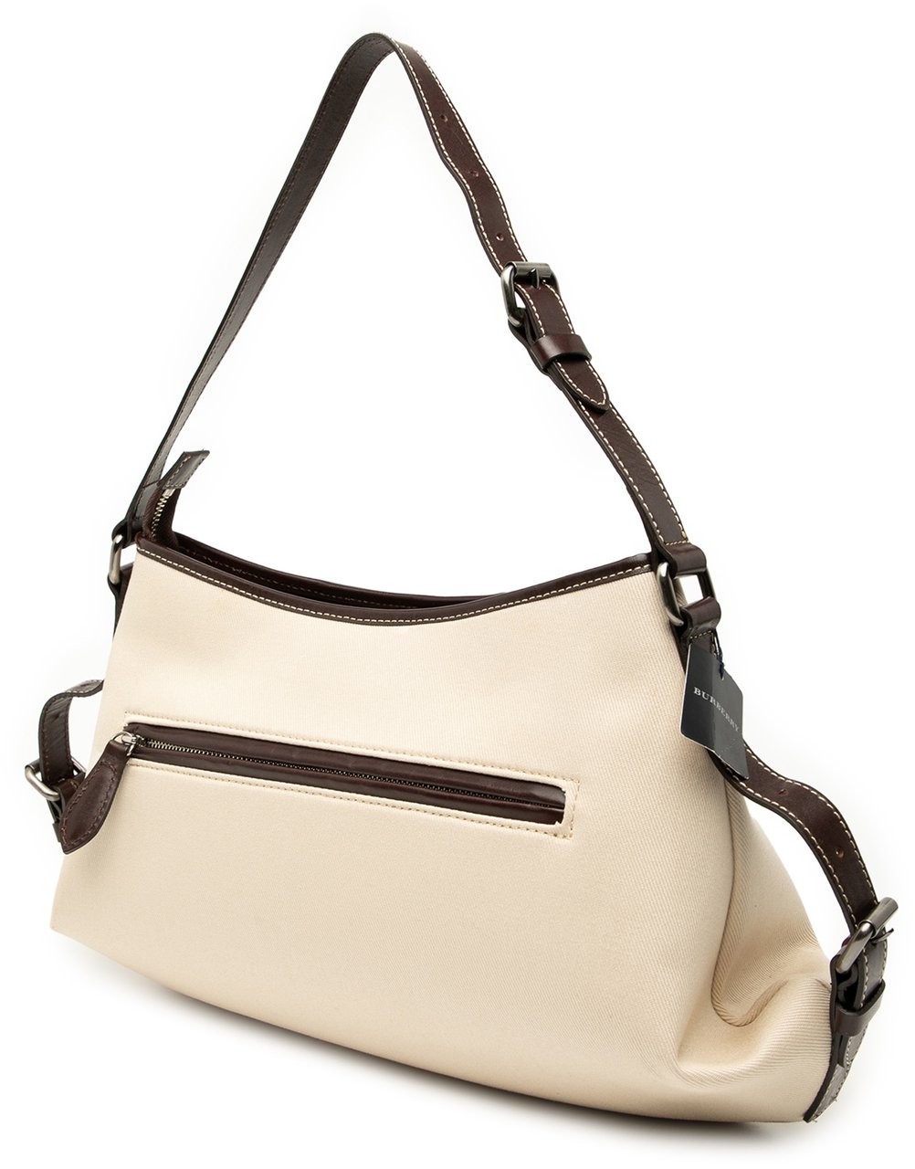 Burberry Canvas Hobo Bruin