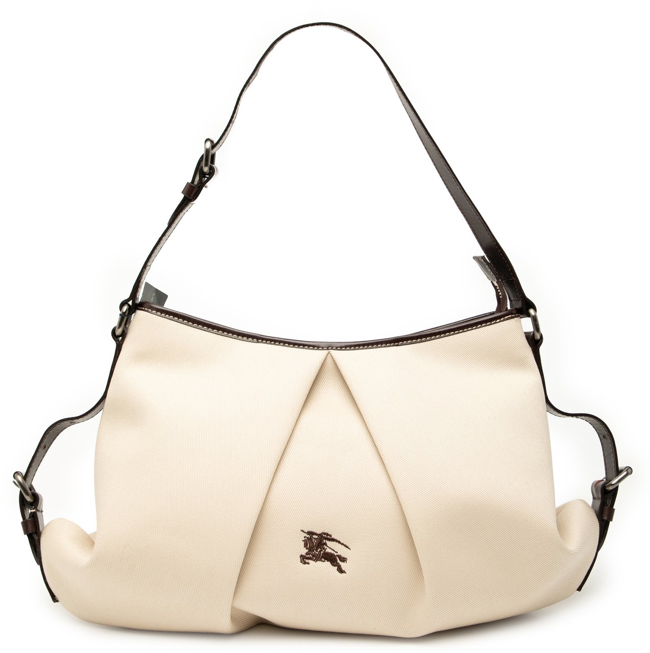 Burberry Canvas Hobo Bruin