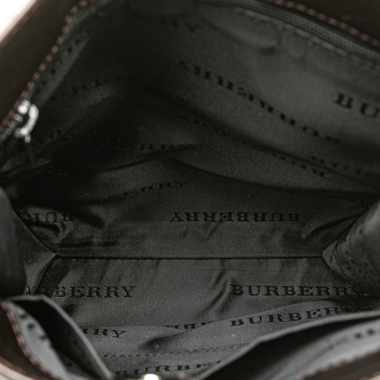 Burberry House Check Canvas Crossbody Bruin
