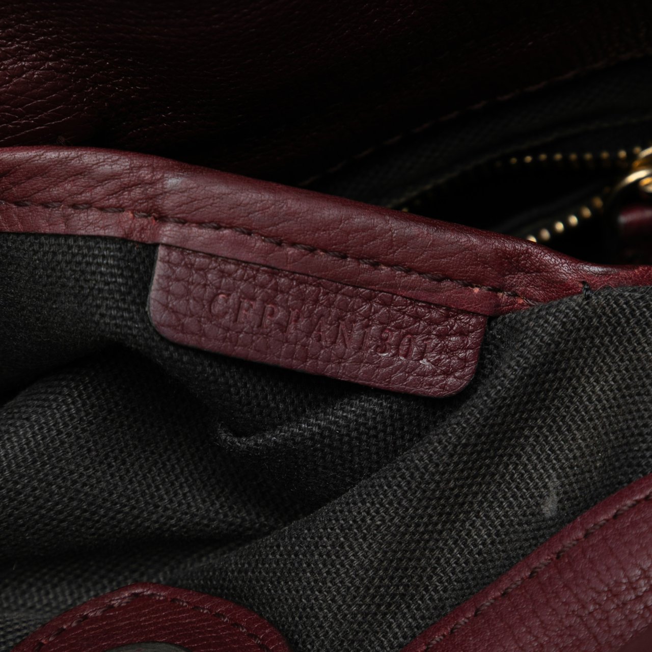 Burberry Small Grainy Calfskin and House Check Canvas Bingley Crossbody Rood