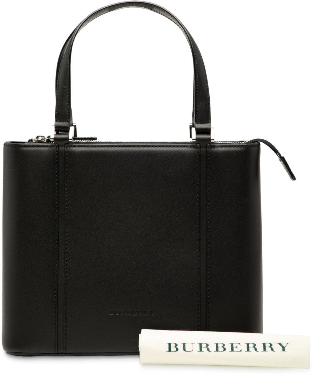 Burberry Leather Handbag Zwart