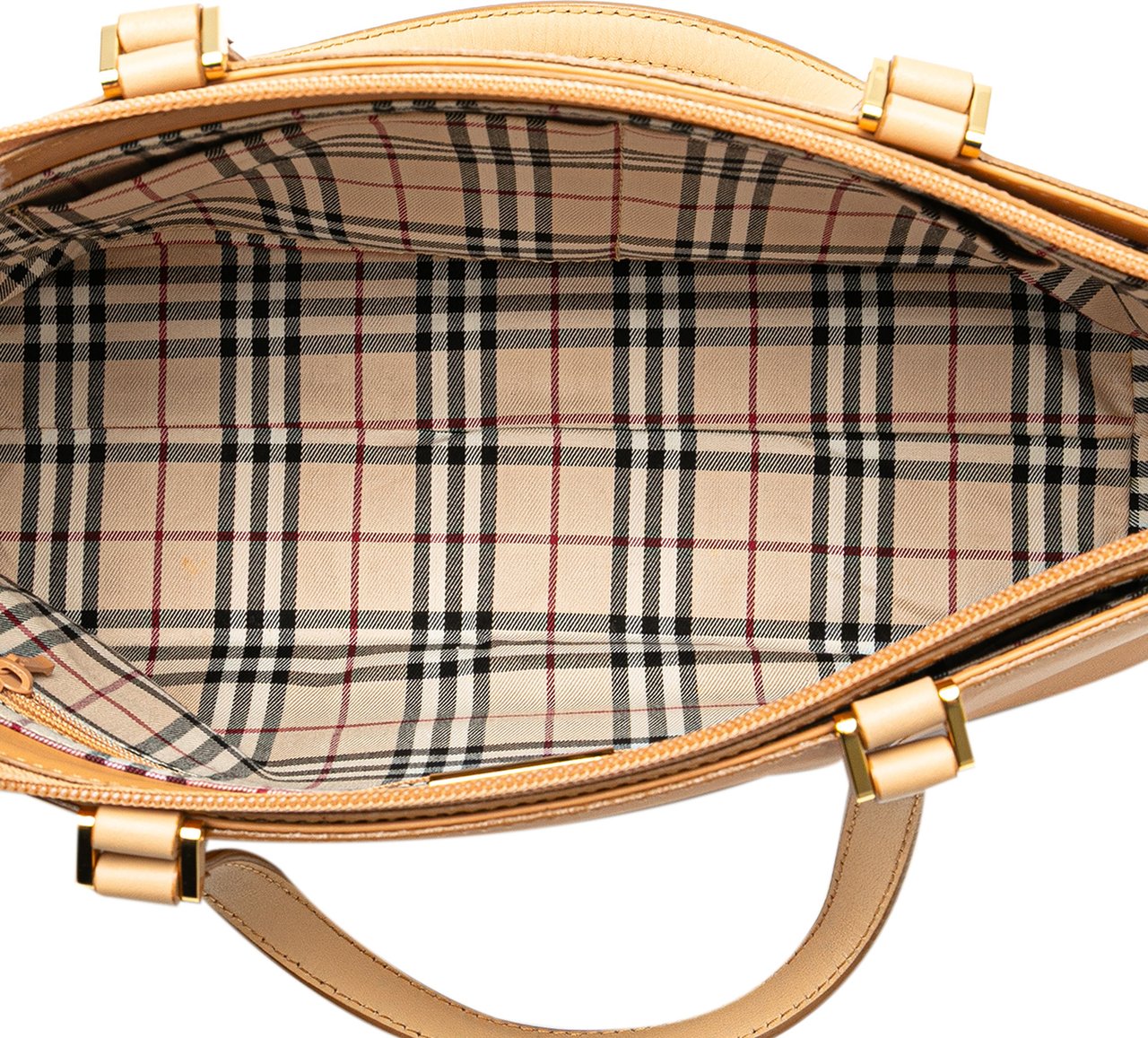 Burberry Leather Tote Bruin