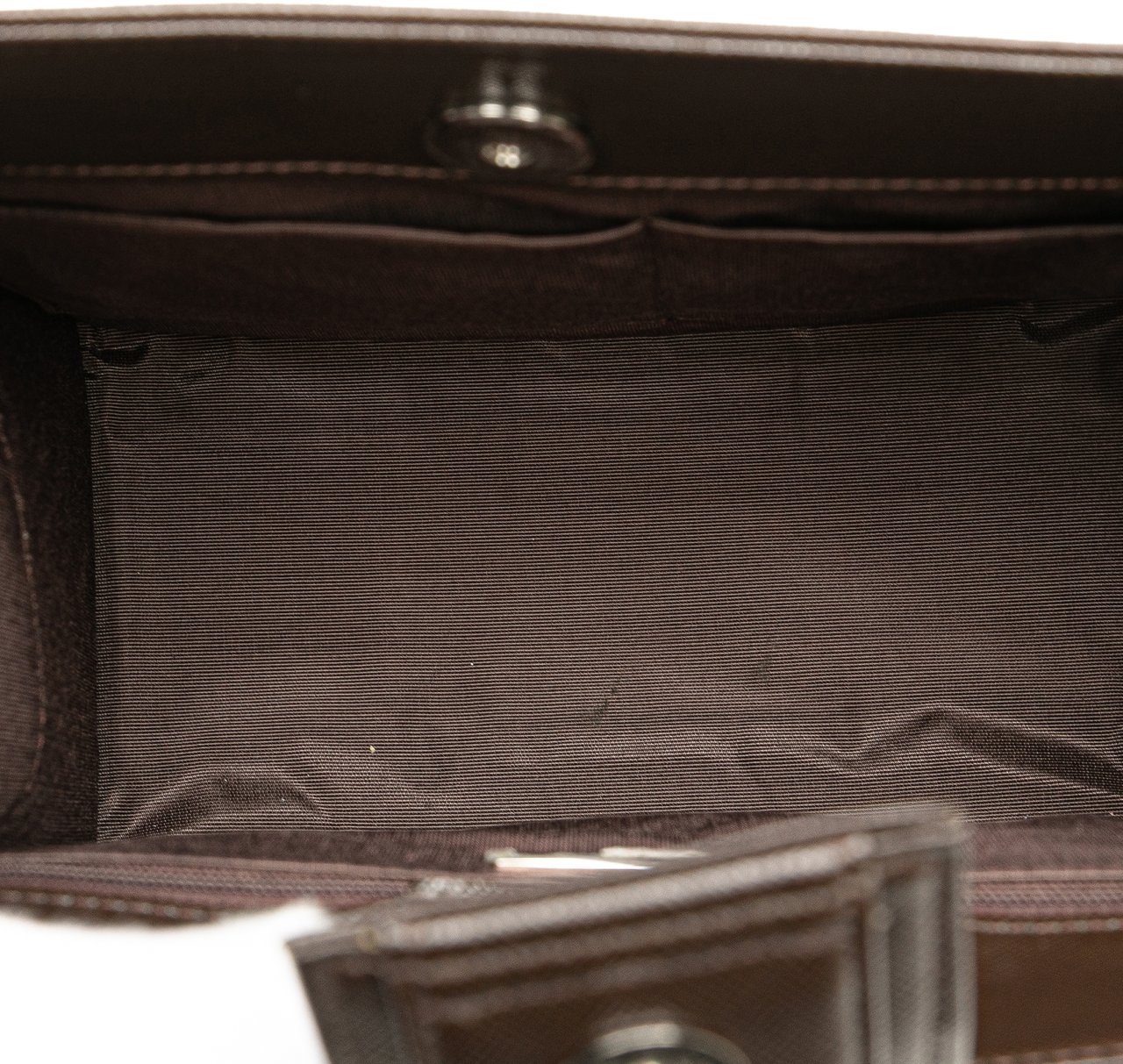 Burberry House Check Canvas Handbag Bruin