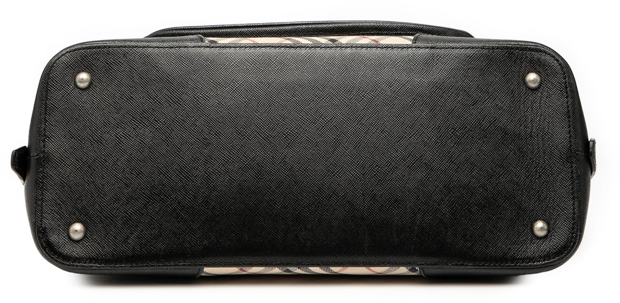 Burberry Nova Check Canvas Handbag Bruin