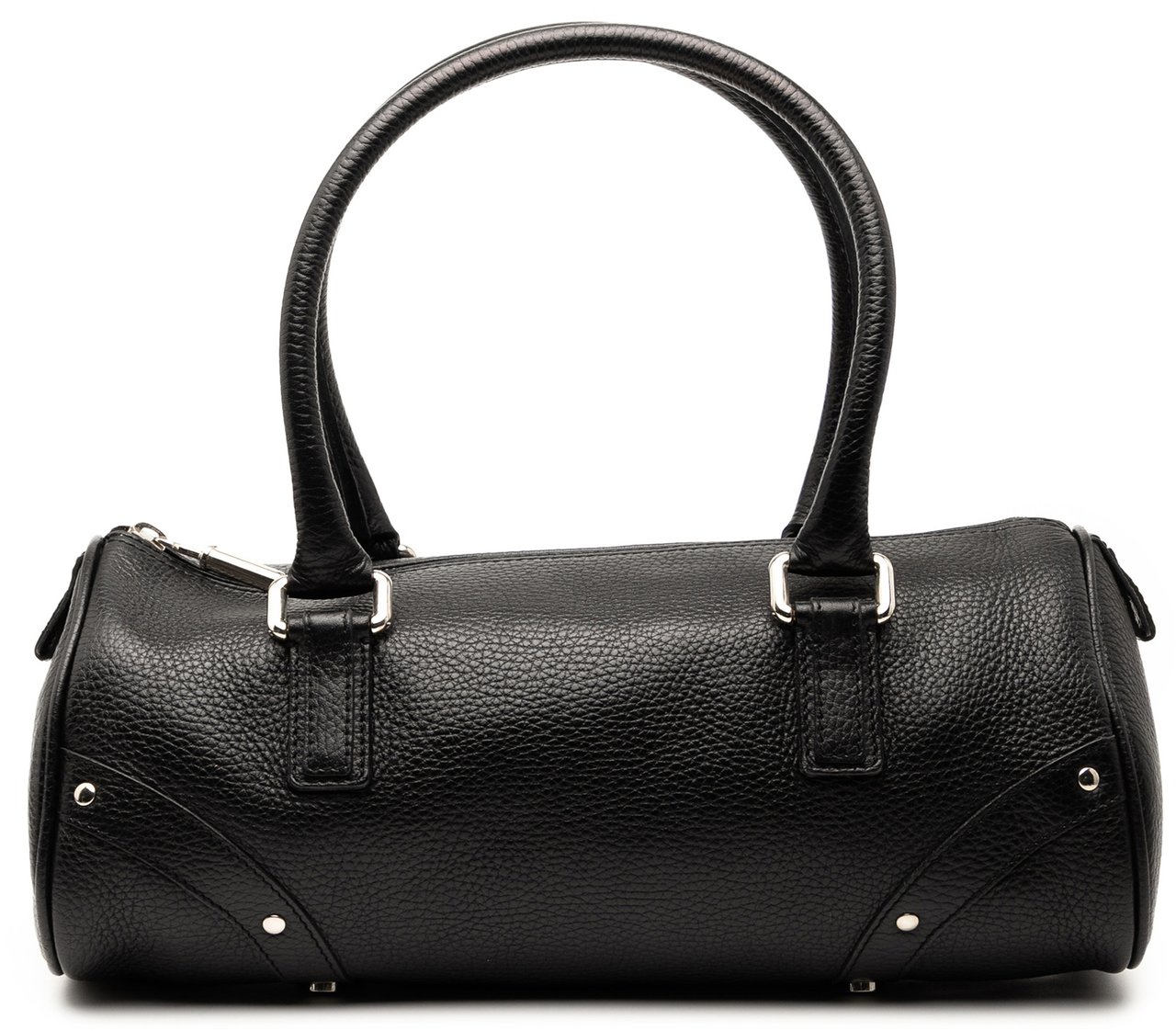 Burberry Grained Calfskin Handbag Zwart