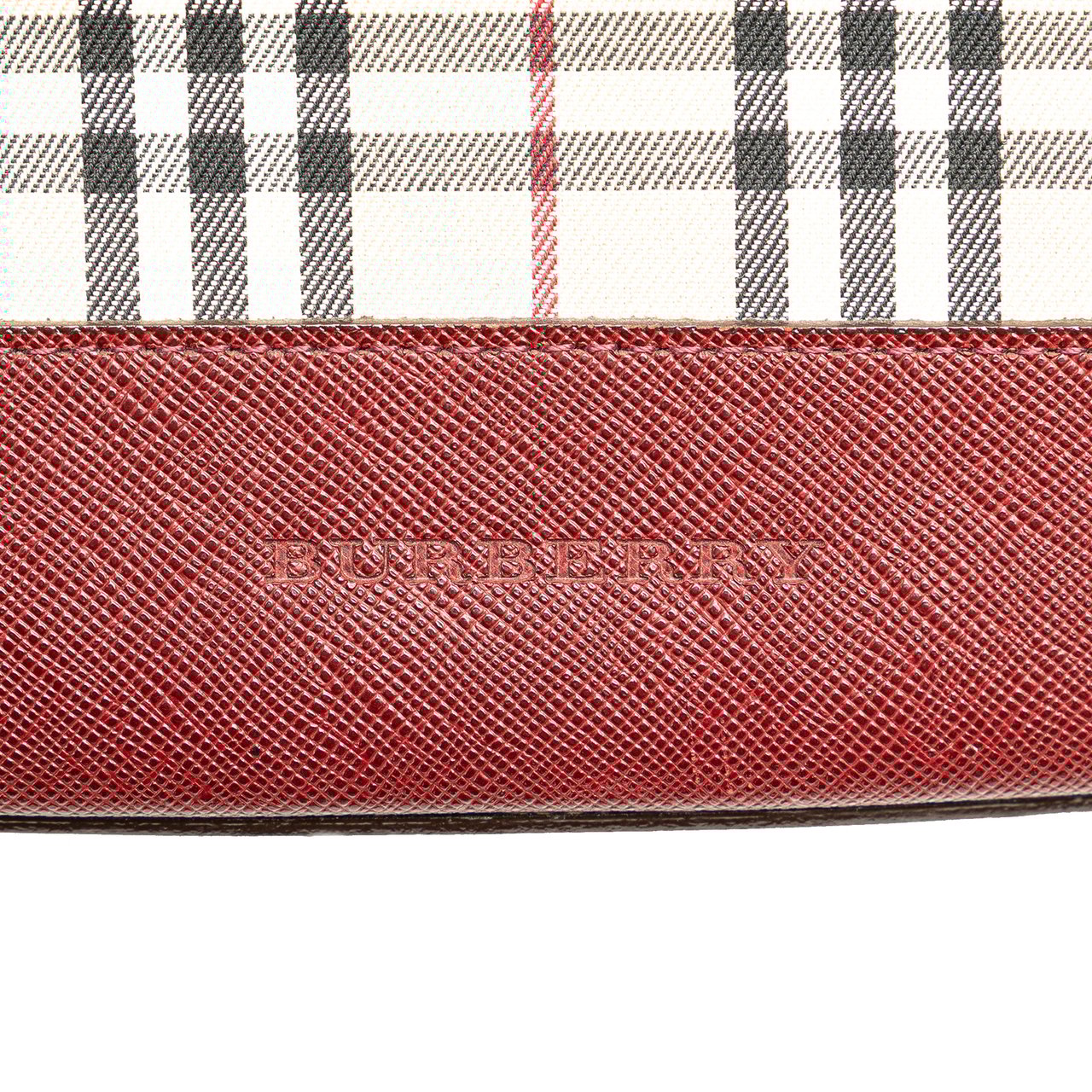 Burberry House Check Canvas Tote Bruin