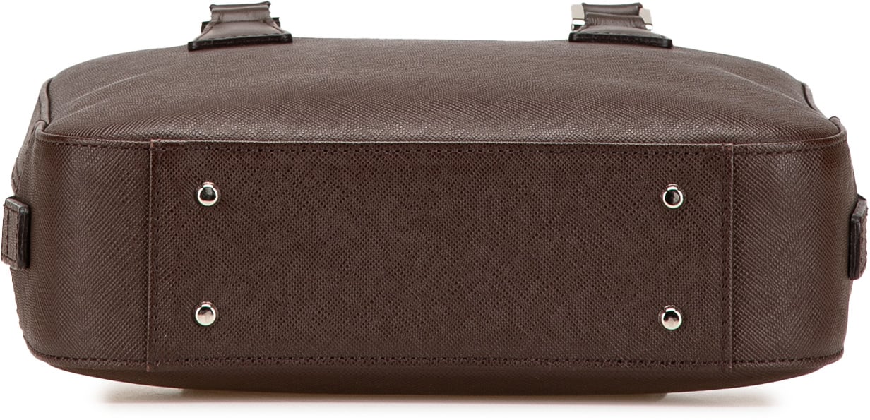 Burberry Leather Handbag Bruin