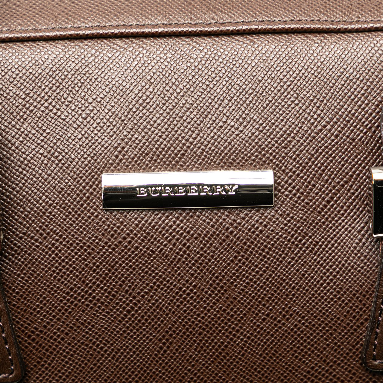 Burberry Leather Handbag Bruin