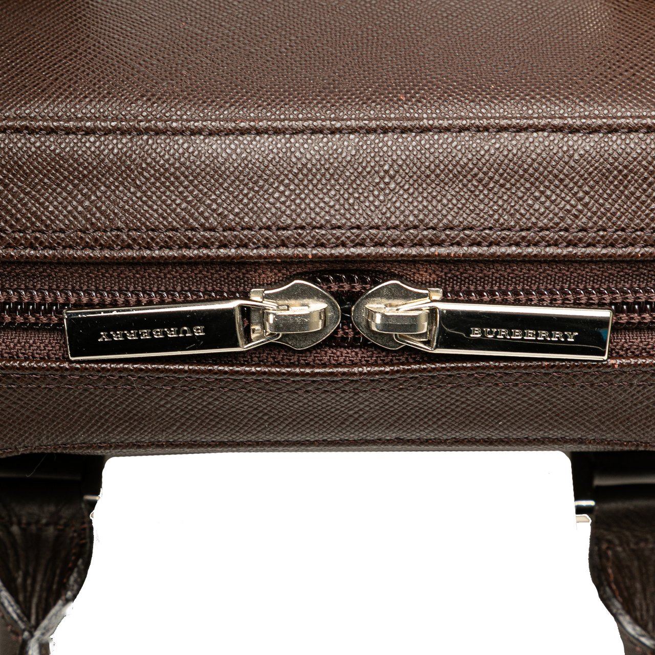 Burberry Leather Handbag Bruin