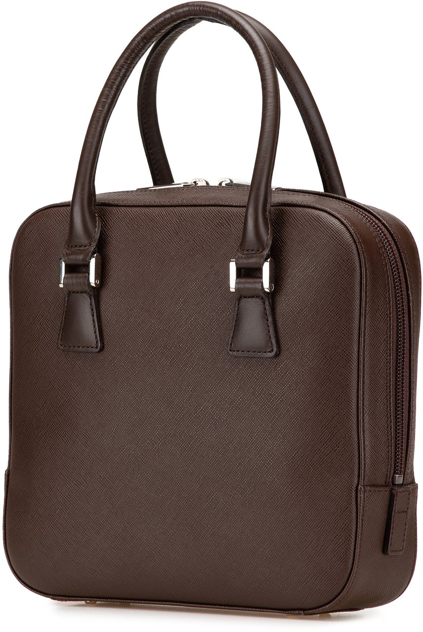 Burberry Leather Handbag Bruin