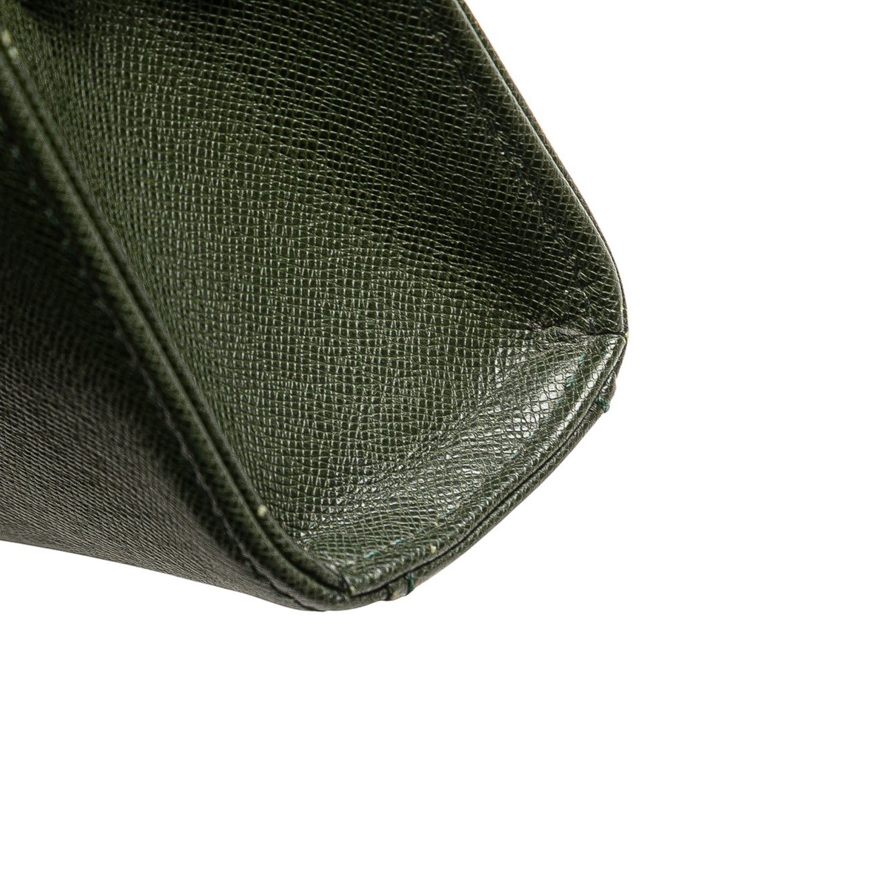 Burberry Leather Clutch Groen