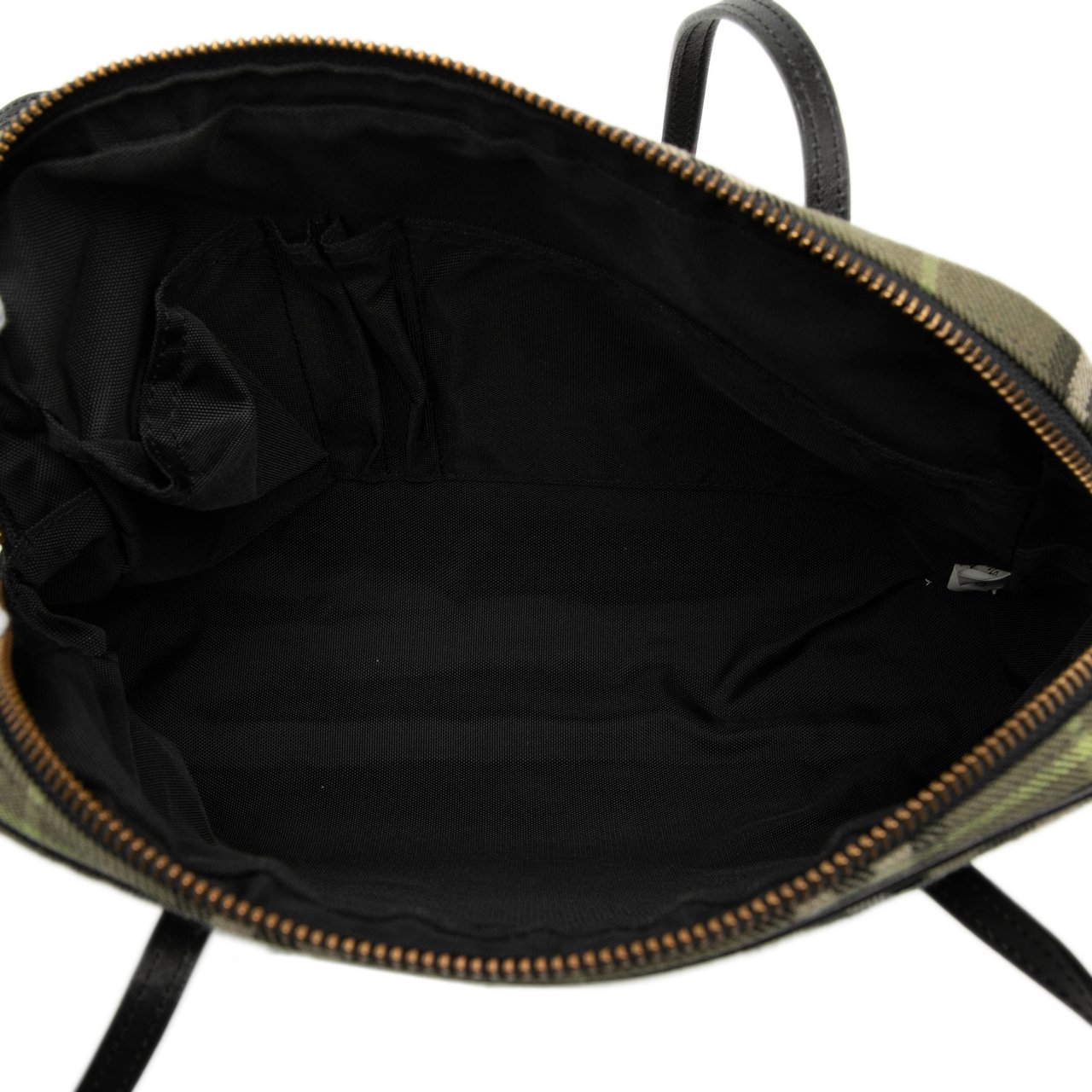 Burberry Nova Check Canvas Shoulder Bag Groen