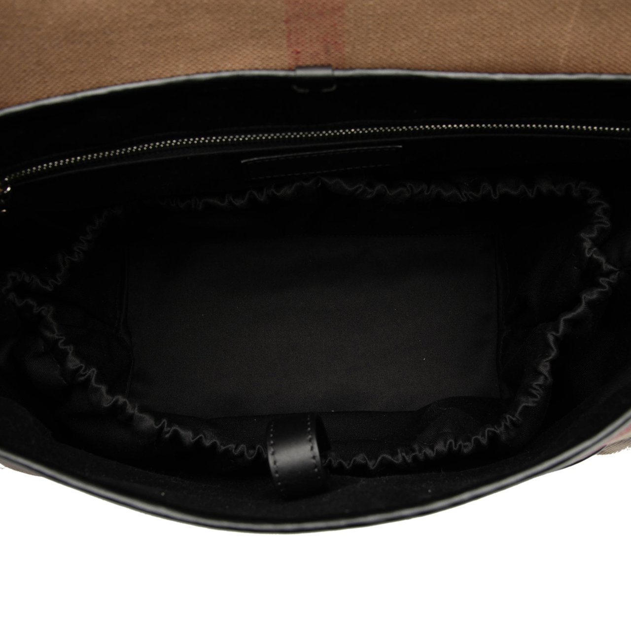 Burberry Mega Check Canvas Diaper Bag Bruin