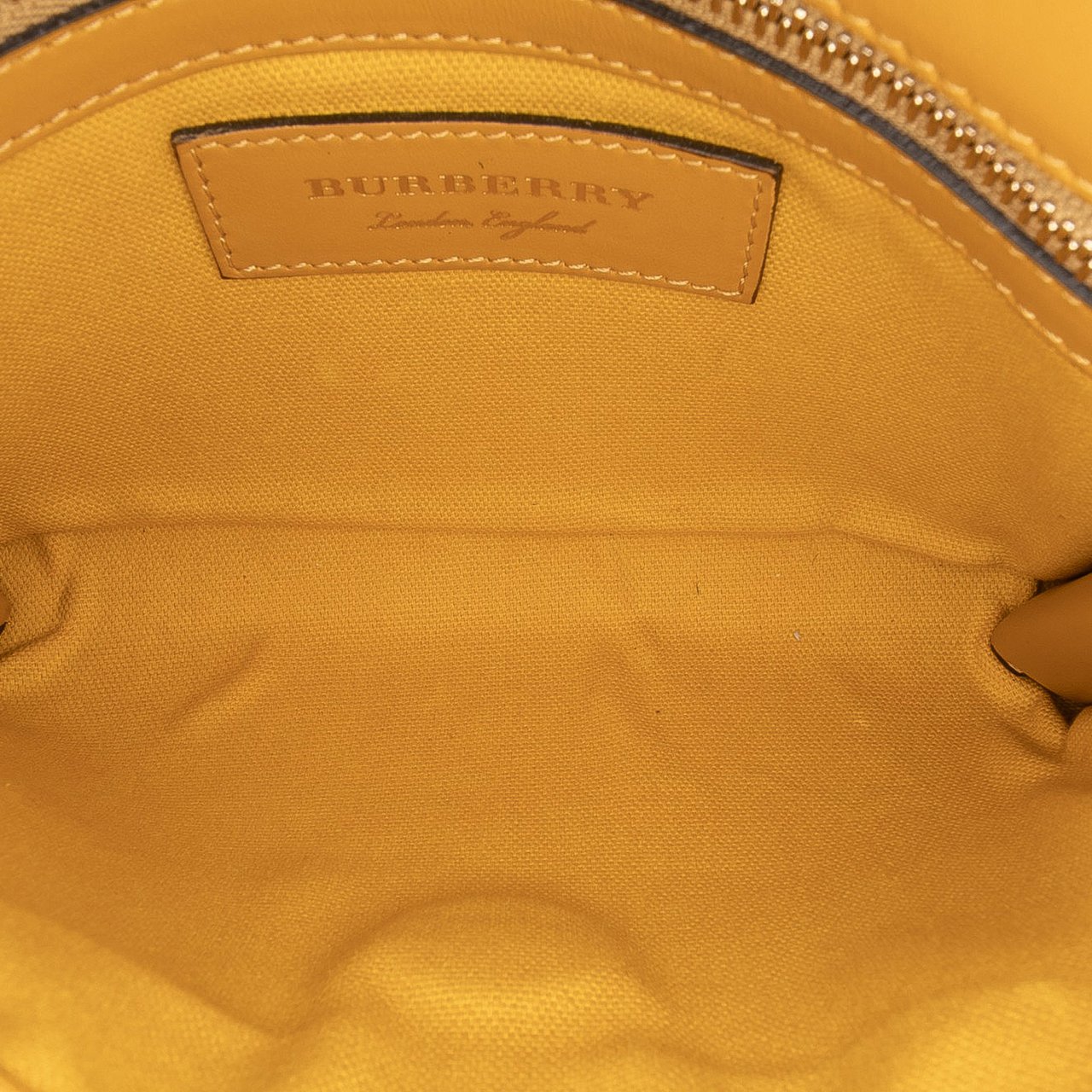Burberry Haymarket Check Coated Canvas and Calfskin Loxley Crossbody Bruin