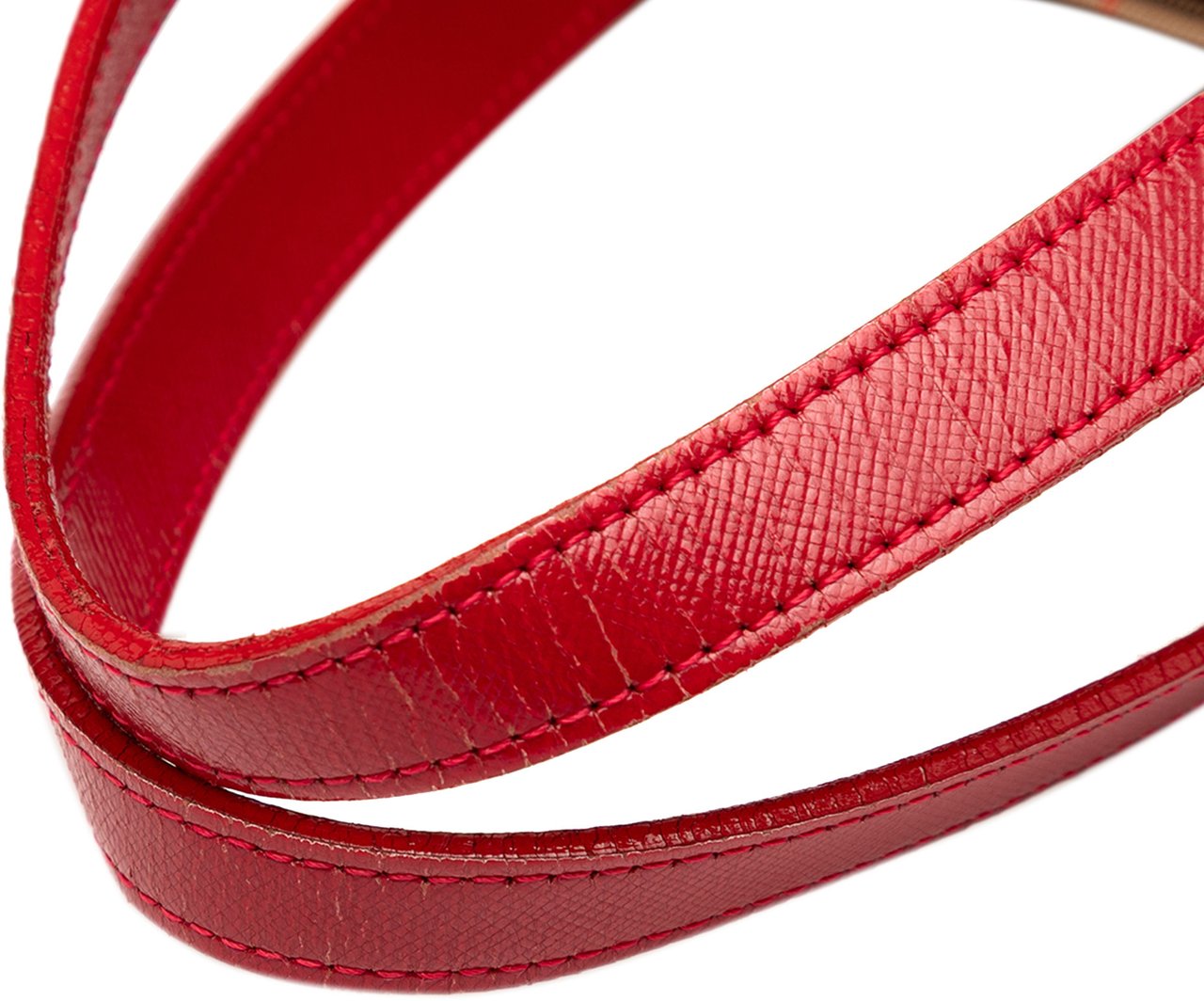 Burberry Haymarket Check Canvas Tote Bruin